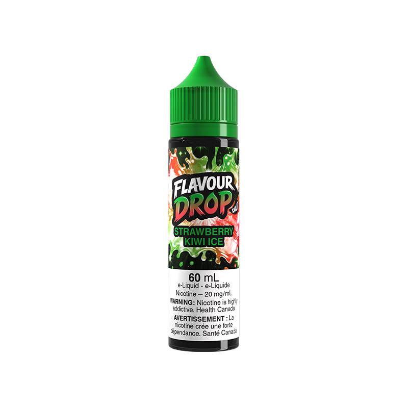 FLAVOUR DROP 20MG 60ML Nicotine Salt E-Liquid Strawberry Kiwi Ice