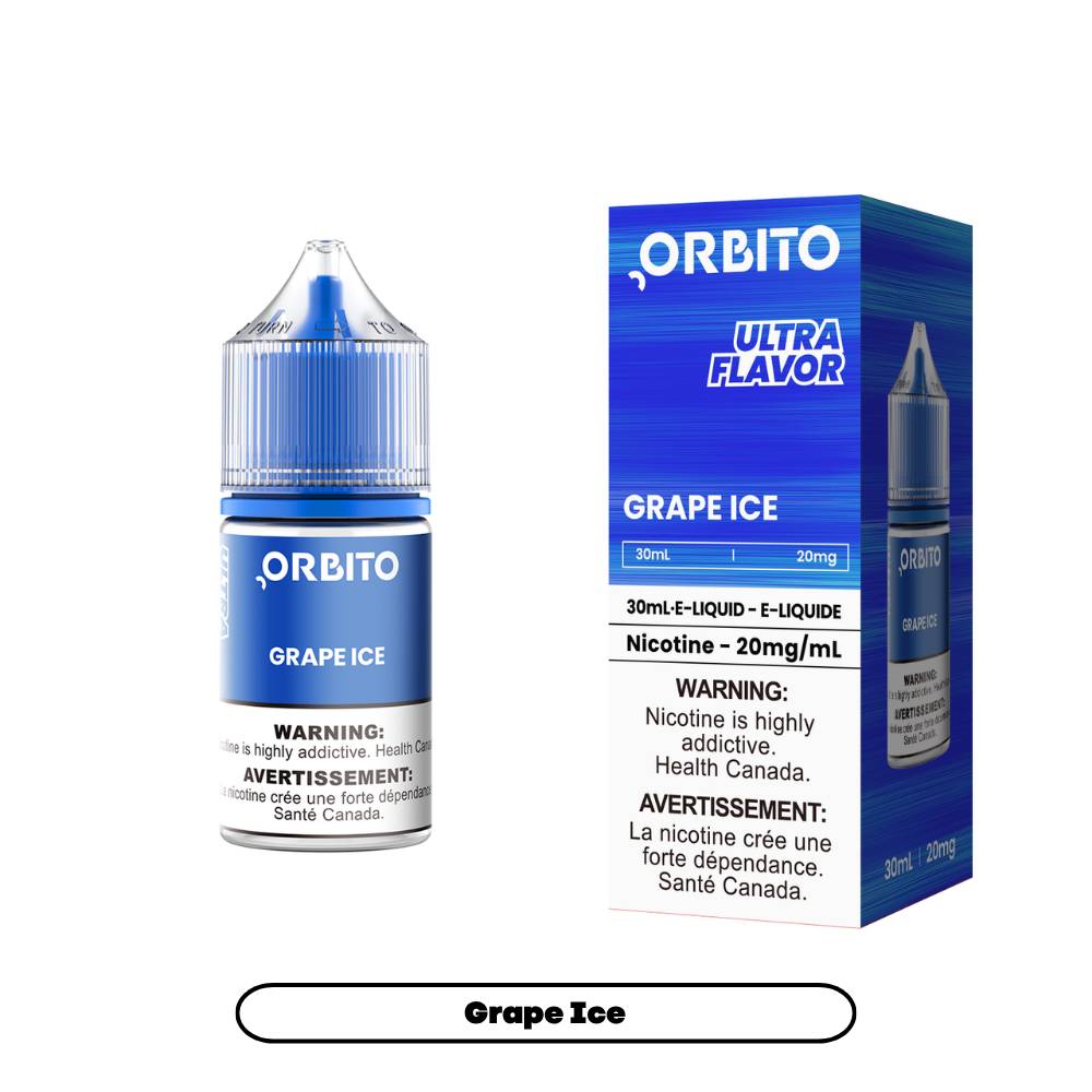 ORBITO Ultra Flavor Nic Salt 30mL - Grape Ice