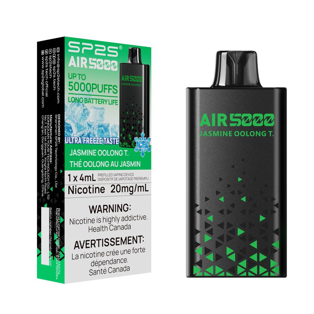 SP2S AIR 5000 Disposable Vape - Jasmine Oolong Tea