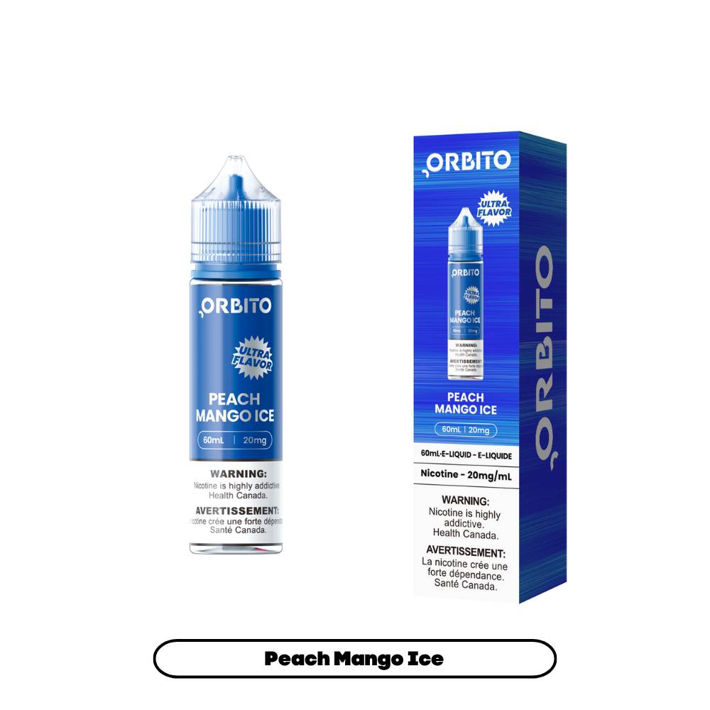 ORBITO Ultra Flavor Nic Salt 60mL - Peach Mango Ice