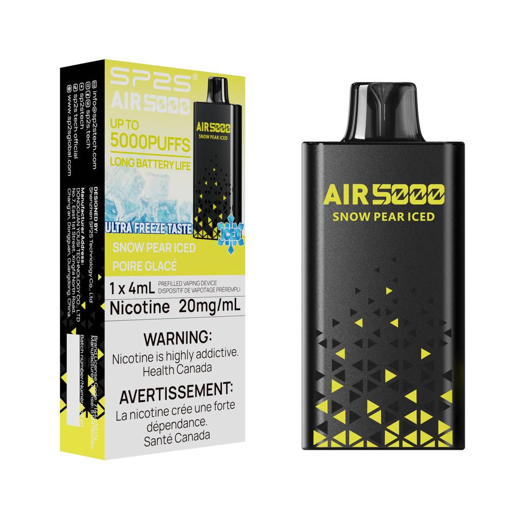 SP2S AIR 5000 Disposable Vape - Snow Pear Iced