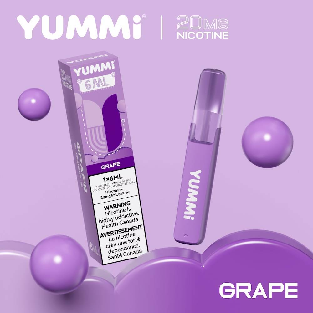 YUMMIDashDisposableVapeGrape