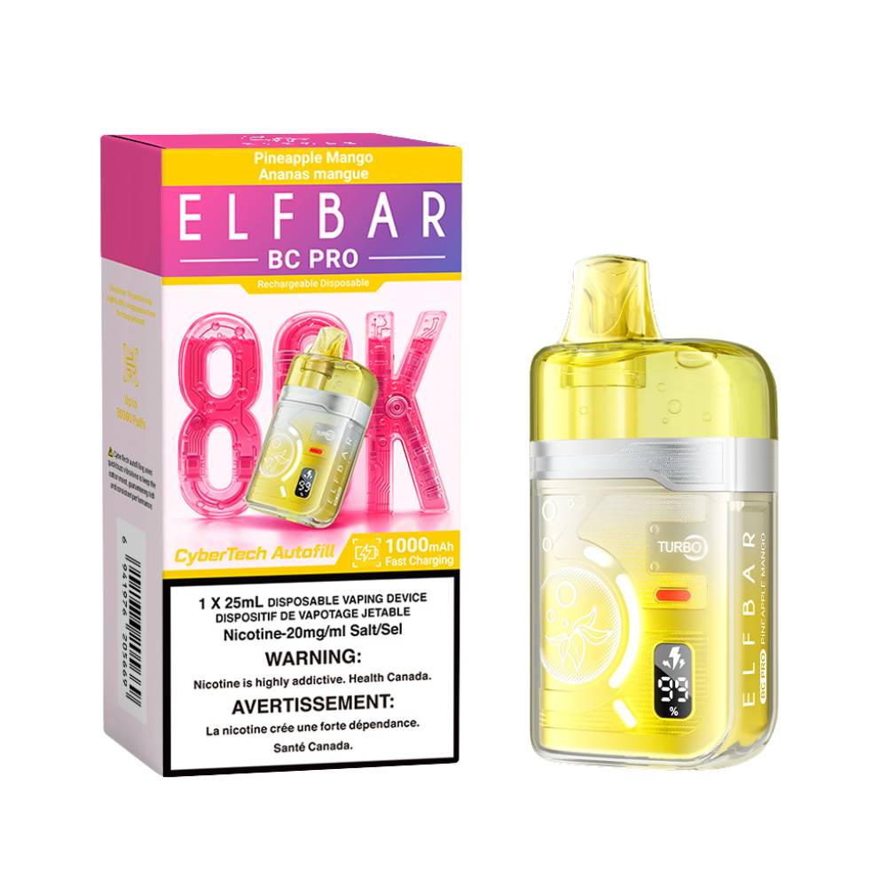 ELF BAR BC PRO 80K Disposable Vape - Pineapple Mango