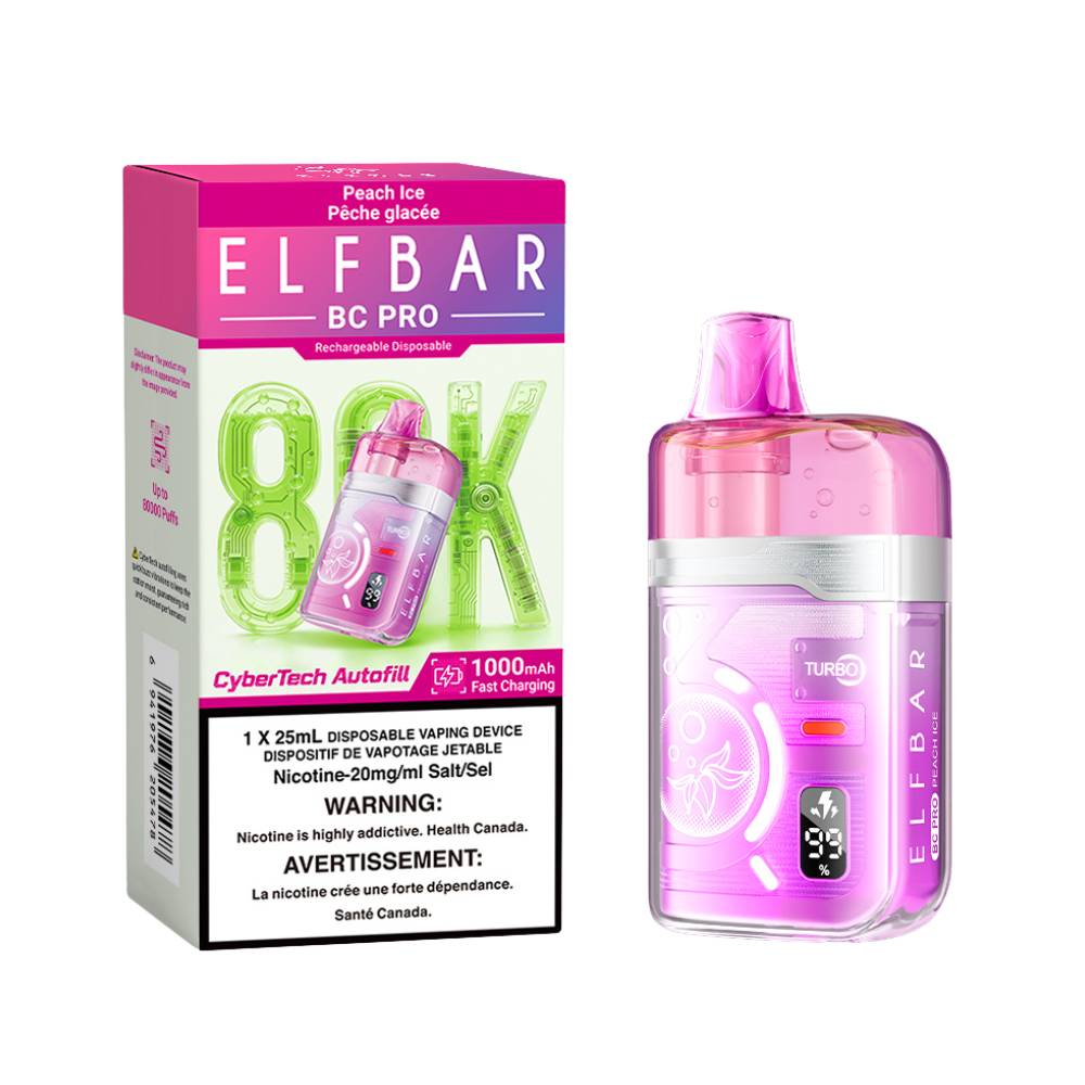 ELF BAR BC PRO 80K Disposable Vape - Peach Ice