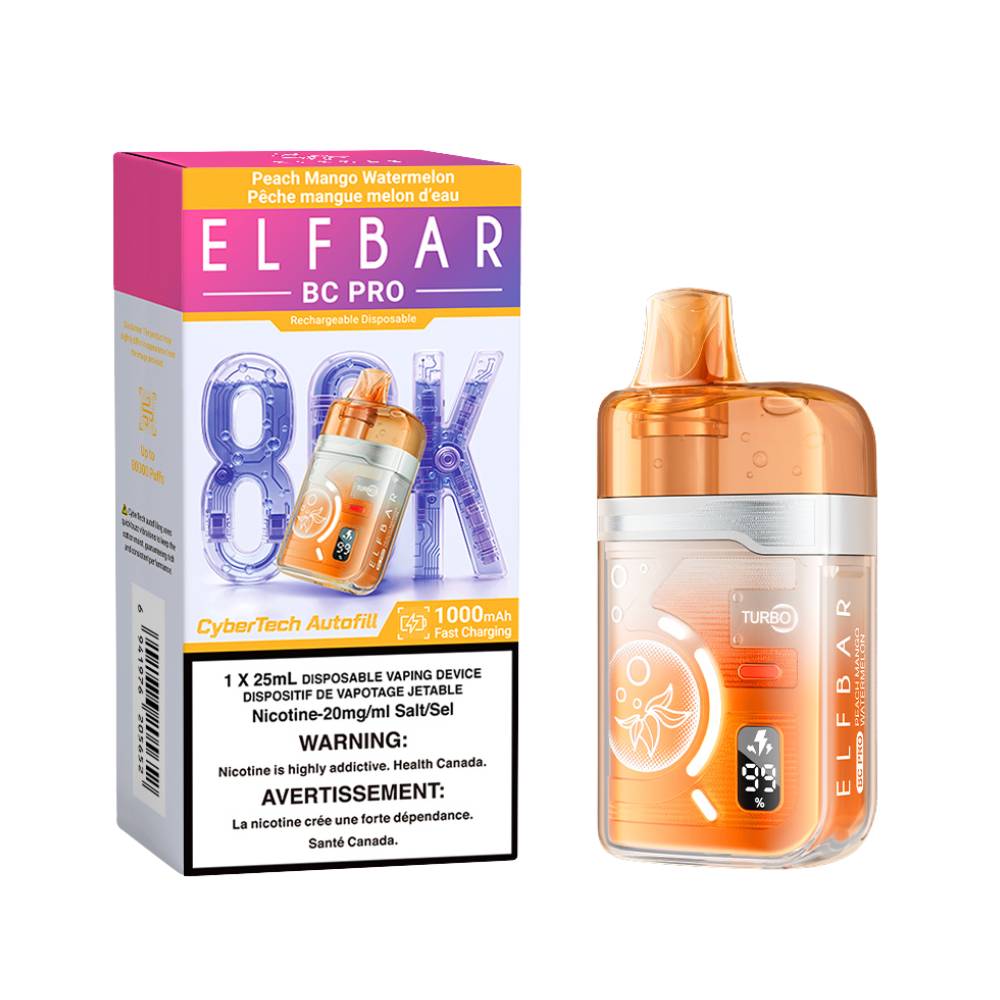 ELF BAR BC PRO 80K Disposable Vape - Peach Mango Pineapple