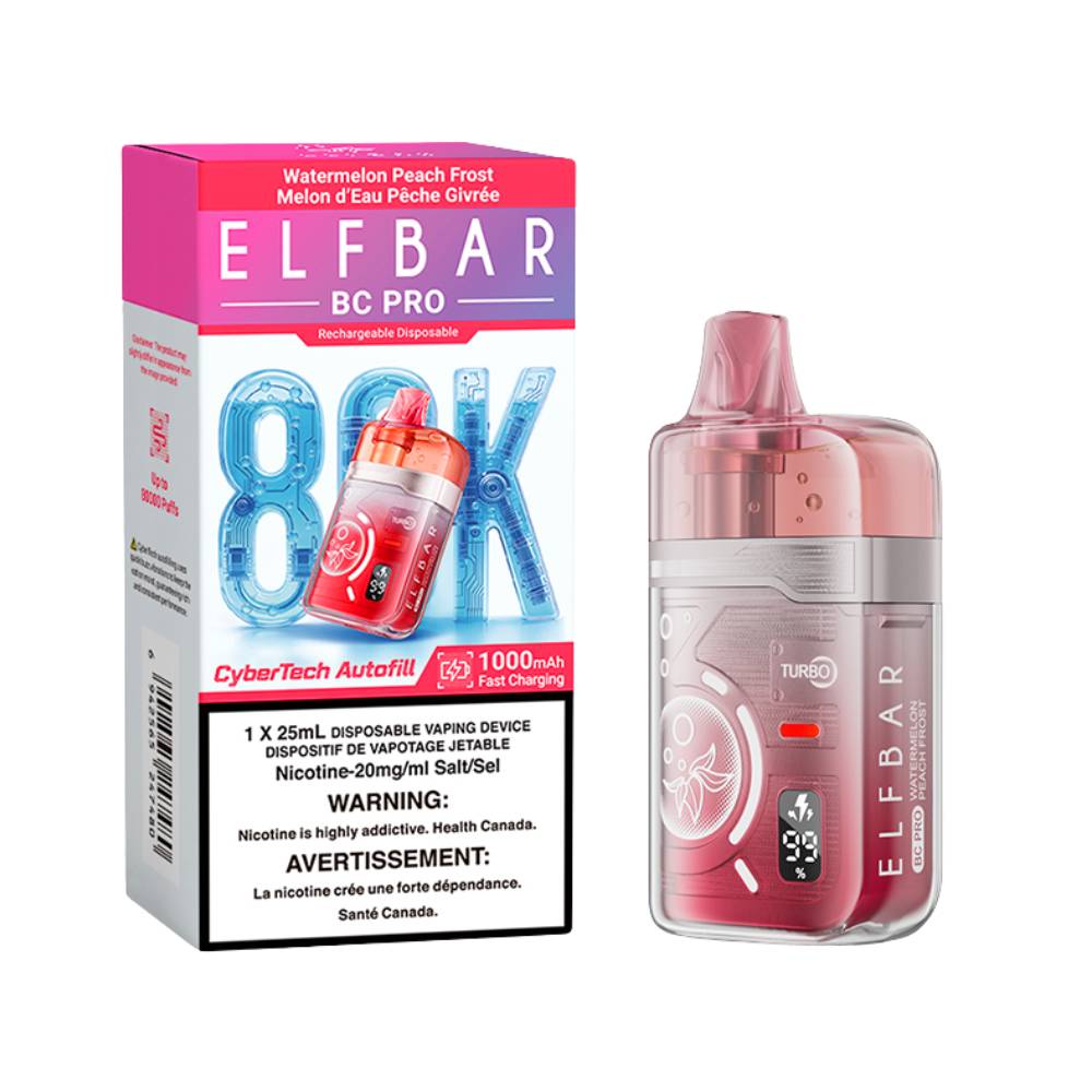 ELF BAR BC PRO 80K Disposable Vape - Watermelon Peach Frost