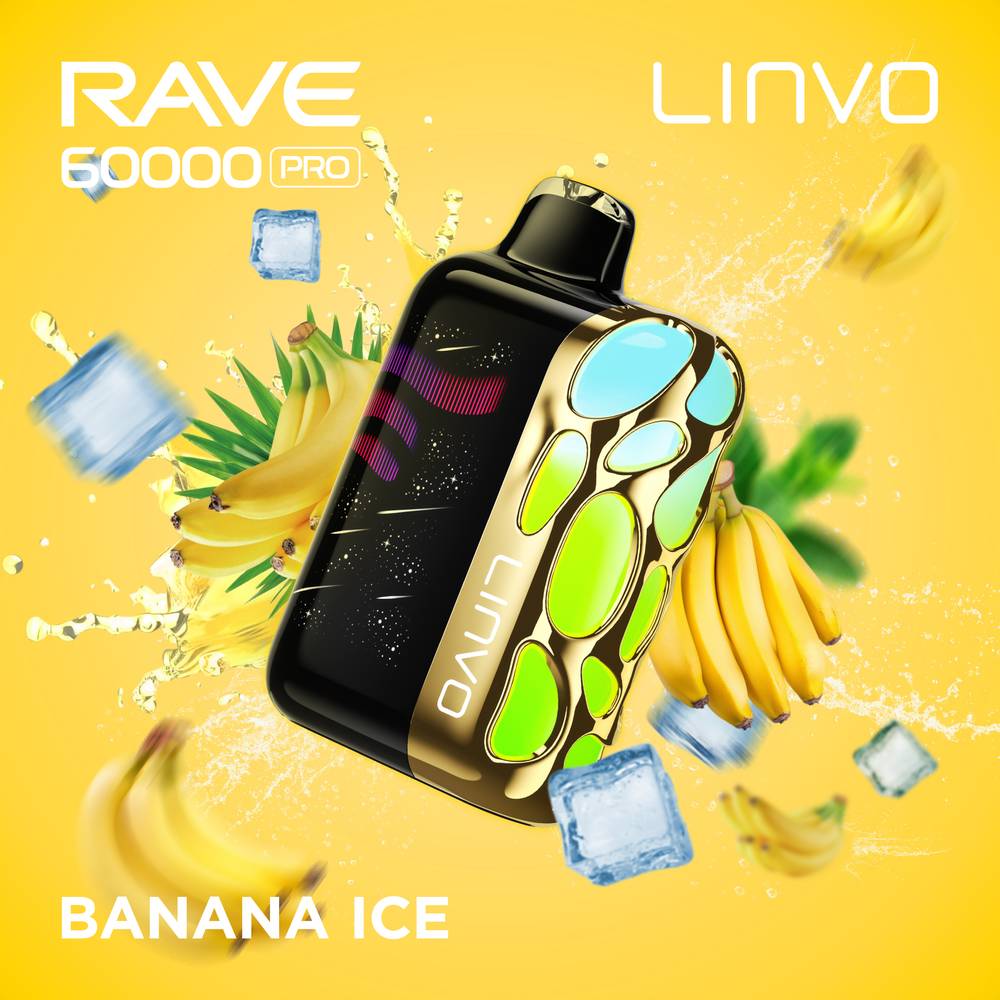 linvo-rave60k-disposablevape_BANANAICE