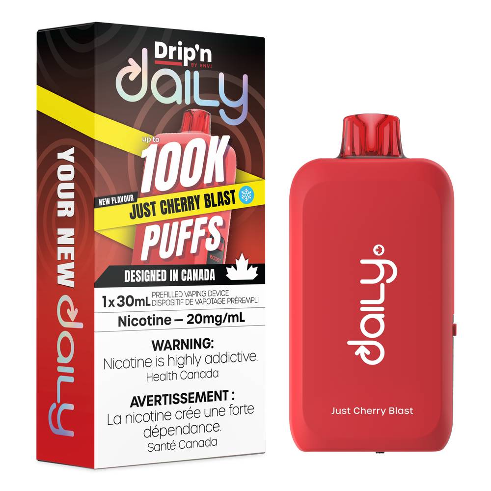 Drip'n Daily 100K Disposable Vape - Just Cherry Blast