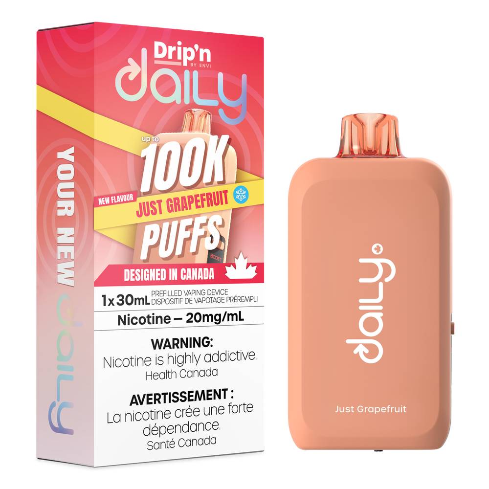 Drip'n Daily 100K Disposable Vape - Just Grapefruit