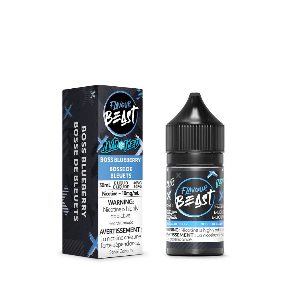 Flavour Beast E-Liquid 20mg/30ml - Boss Blueberry Iced