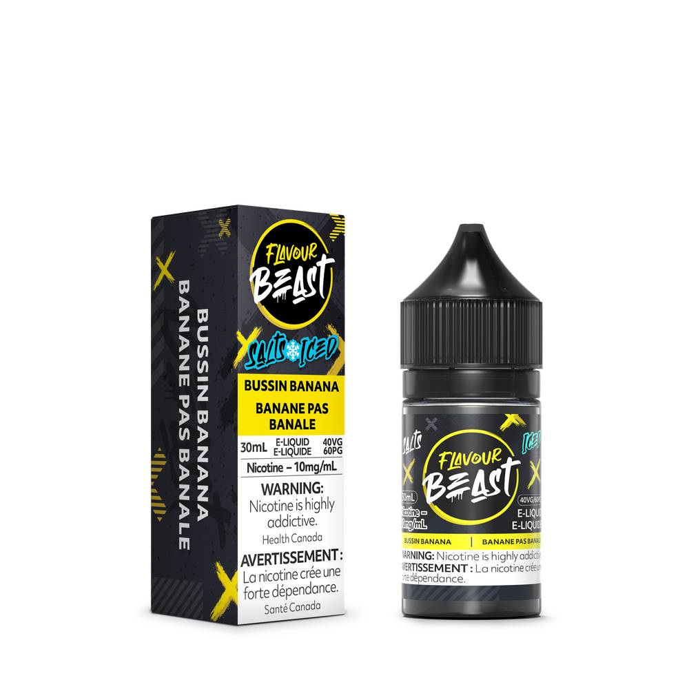 Flavour Beast E-Liquid 20mg/30ml - Bussin Banana Iced