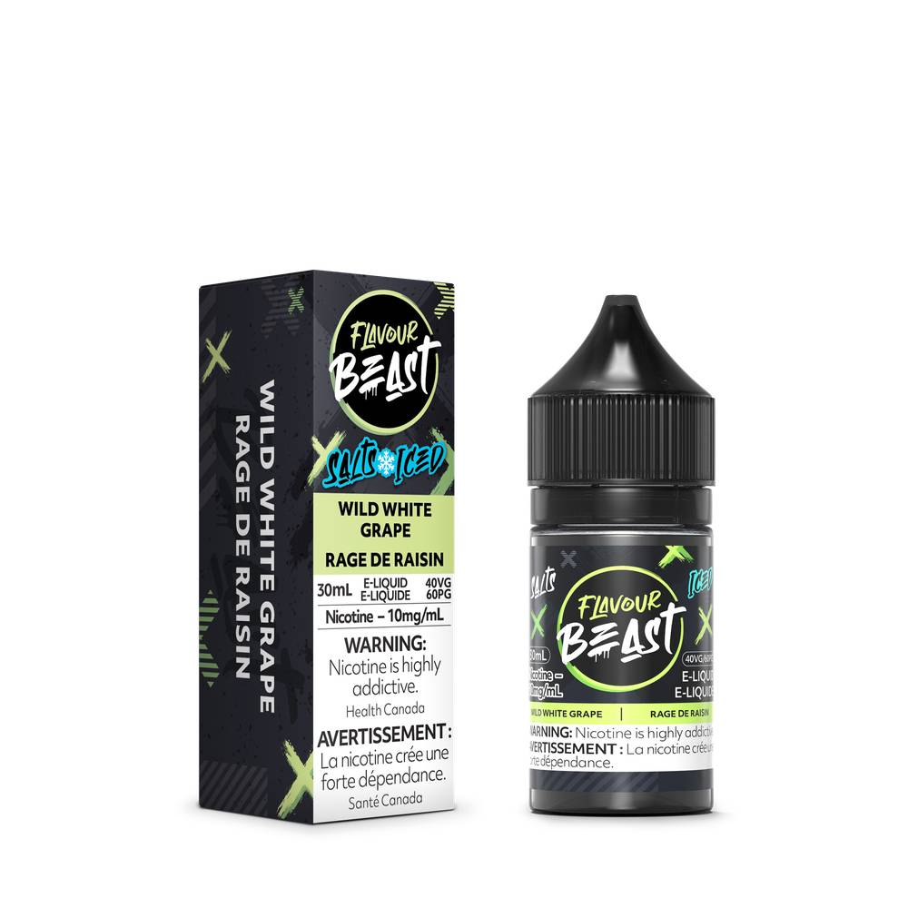 Flavour Beast E-Liquid 20mg/30ml - Wild White Grape Iced