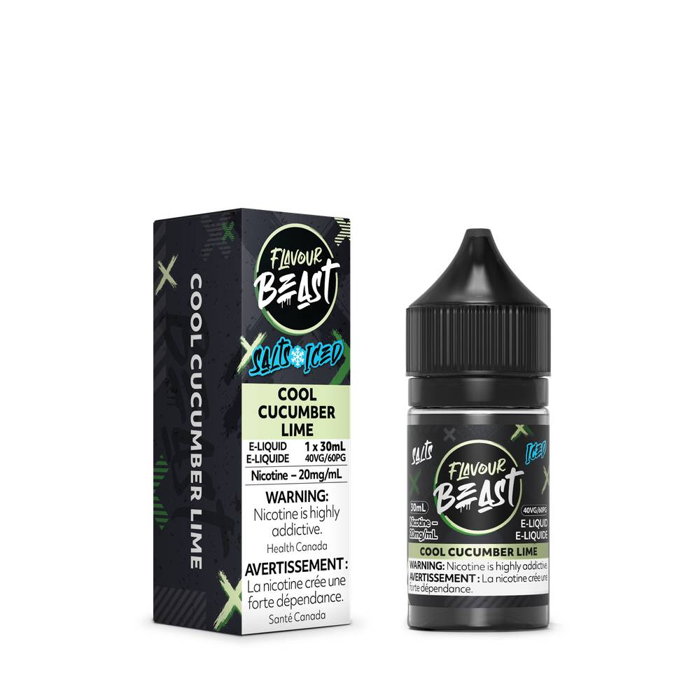 Flavour Beast E-Liquid 20mg/30ml - Cool Cucumber Lime Iced