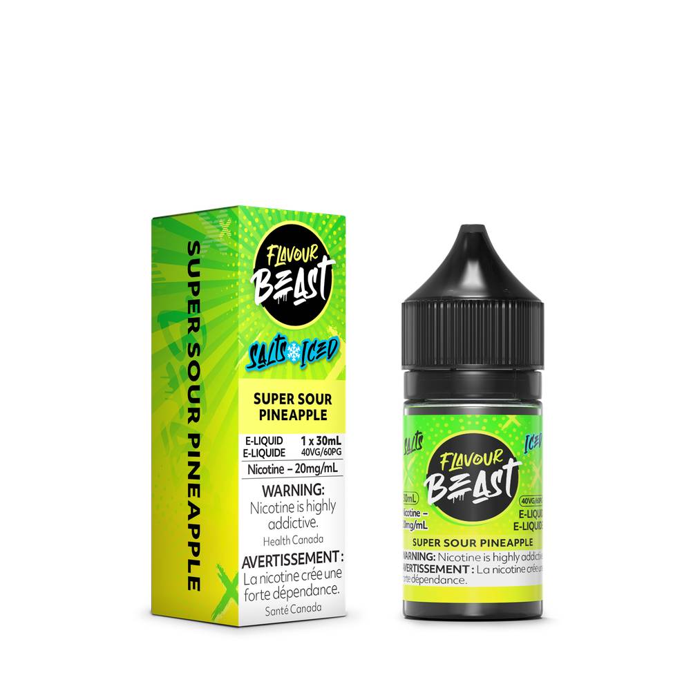 Flavour Beast E-Liquid 20mg/30ml - Super Sour Pineapple Iced