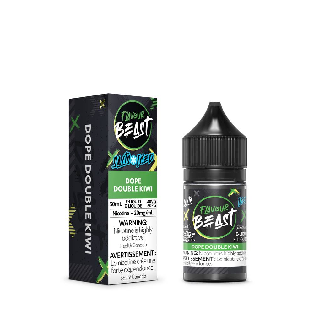 Flavour Beast E-Liquid 20mg/30ml - Dope Double Kiwi Iced