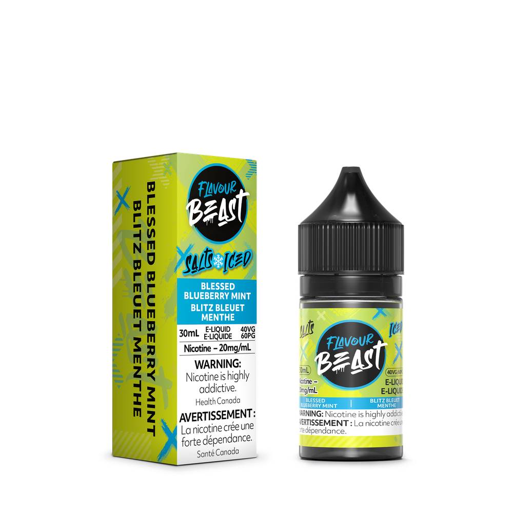 Flavour Beast E-Liquid 20mg/30ml - Blessed Blueberry Mint Iced