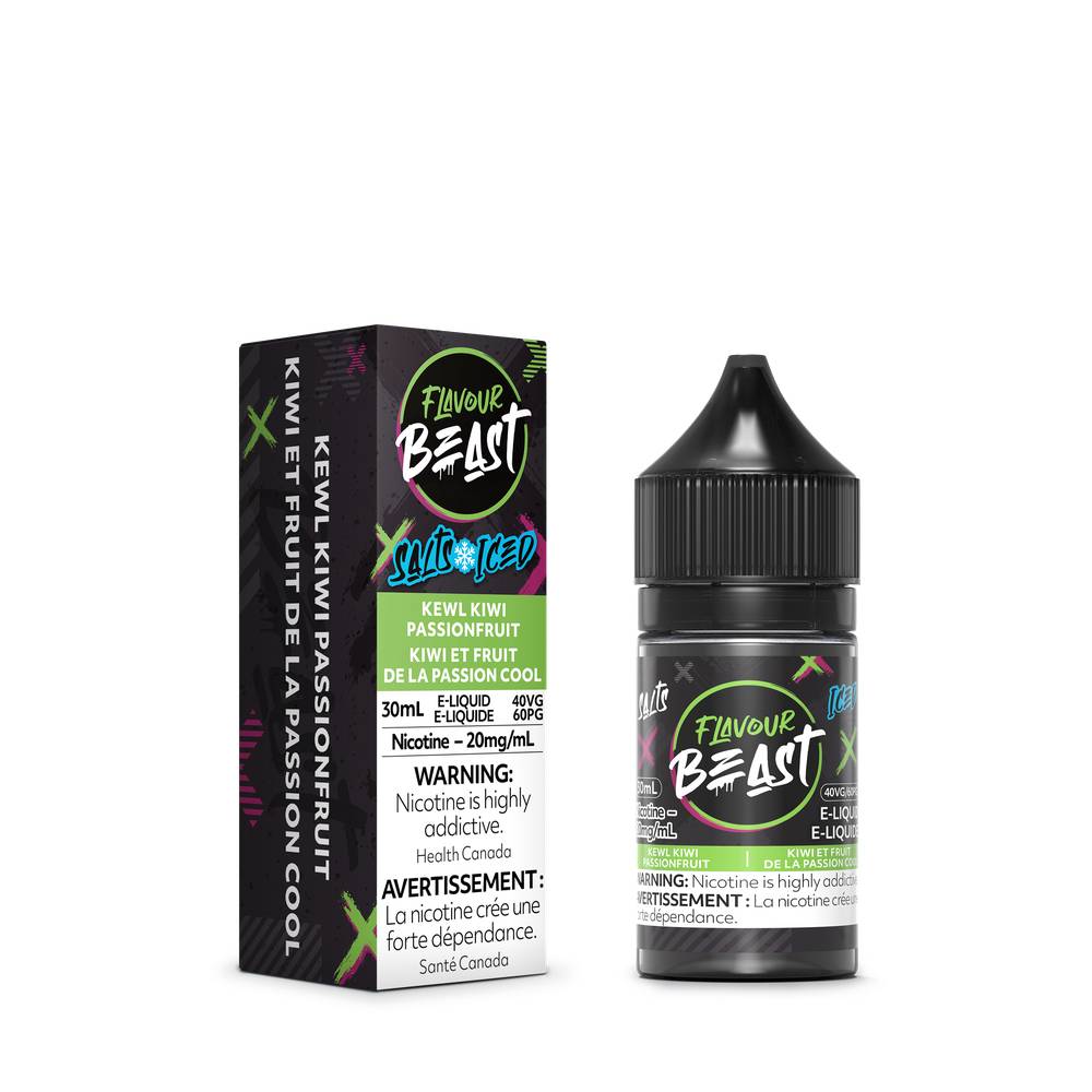 Flavour Beast E-Liquid 20mg/30ml - Kewl Kiwi Passionfruit Iced