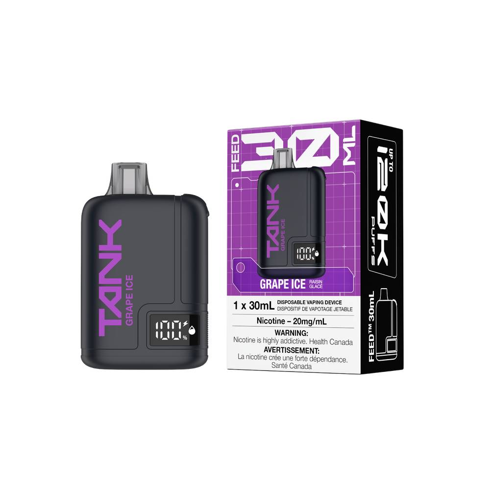 FEED Tank 120K Disposable Vape - Grape Ice