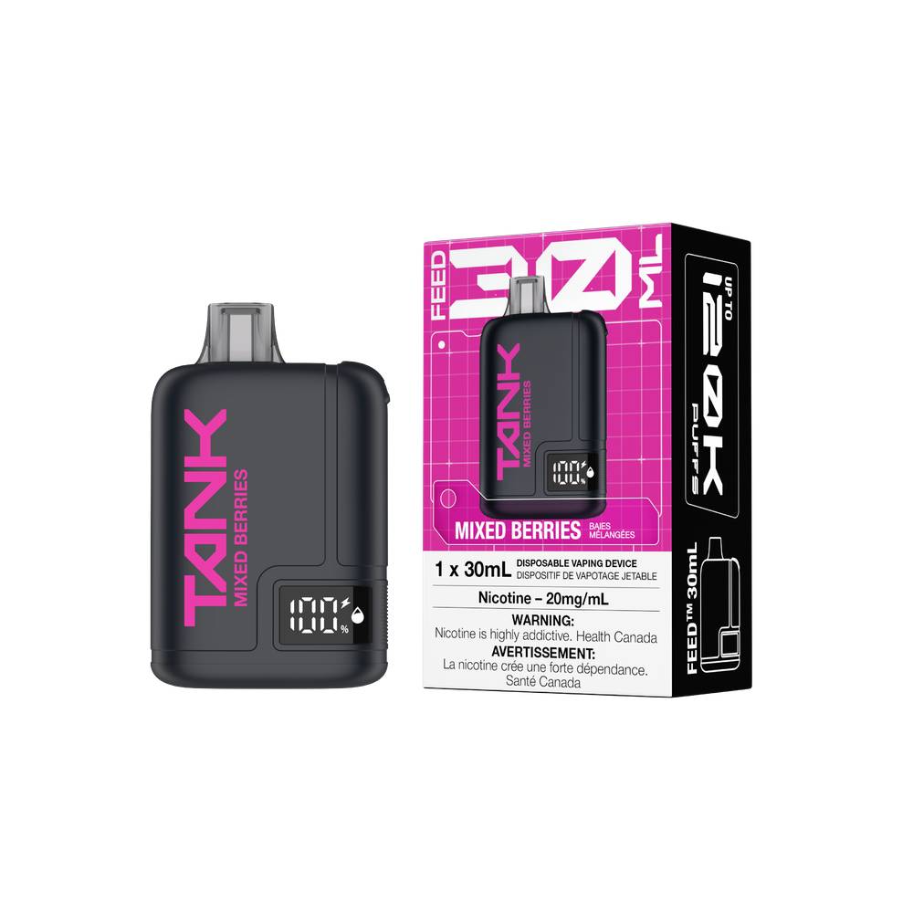 FEED Tank 120K Disposable Vape - Mixed Berries
