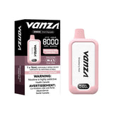 Vanza SR8000 Disposable Rechargeable Vape Strawberry Kiwi